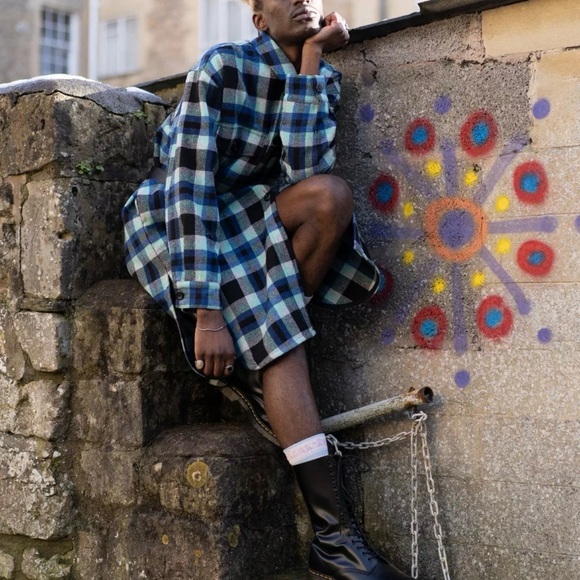 1914 Smooth Leather Tall Black Leather Lace-Up Boots- Dr. Martens US 8M / 9L - Picture 14 of 15